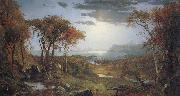 Jasper Cropsey Autumn on the Hudson River oil on canvas
